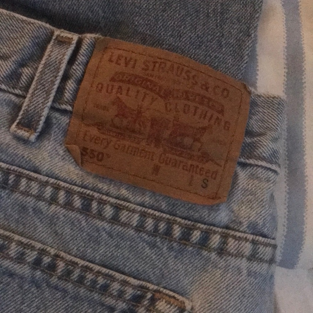 Vintage Levi’s 550 jeans size 24 S womens plus great condition a little frayed